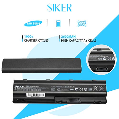 SIKER® Li-ion 6-cell 11.1V 48.84 WH Nueva batería para laptop para 593553-001 593554-001 mu06 mu09 - HP Battery Presario CQ32, CQ42, CQ43, CQ56, CQ62, CQ72, COMPAQ 435, 436 Notebook PC
