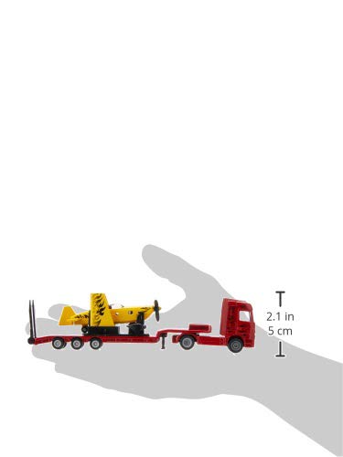 Siku 1866 1:87 Preassembled Truck/Trailer modelo de vehículo de tierra - modelos de vehículos de tierra (1:87, Preassembled, Truck/Trailer, Metal, Rojo, Amarillo) , color/modelo surtido