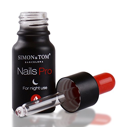 Simon & Tom - Nails Pro - Mezcla de Aceites Botánicos Naturales para Restaurar y Mejorar la Salud y aspecto de las Uñas (Noche), Poderoso remedio antibacteriono, antiséptico y desinfectante, 10ml.