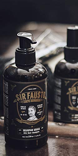 Sir Fausto Champú Grasa Tratamiento Magistral 250ml, Con BIO-SEB-VEG complejo botánico para el tratamiento de pieles y cabellos grasos.