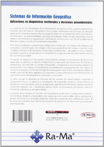 Sistemas de Información Geográfica. Aplicaciones en diagnósticos territoriales y decisiones geoambientales