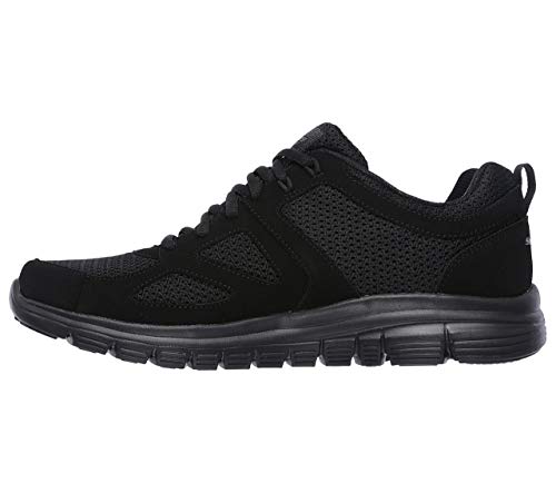 Skechers Burns 52635-bbk, Zapatillas para Hombre, Negro (Black 52635/Bbk), 43 EU