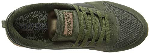 Skechers Women's RETROS-OG 85-GOLDN GURL Trainers, Verde (Olive Suede/Nylon/Mesh/Rose Gold Trim Old), 7 UK (40 EU)