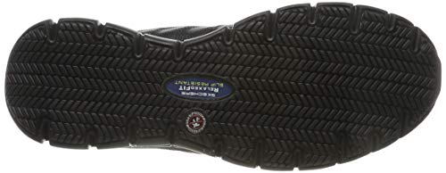 Skechers Women's Sure Track Erath - Ii Lace-up Sneakers, Black (Black Leather Blk), 6 UK (39 EU)
