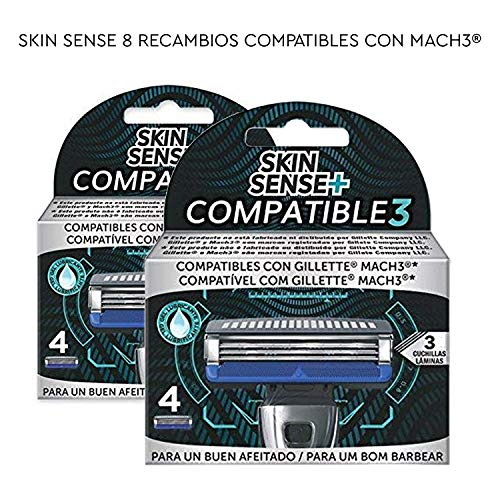 Skin Sense - 8 recambios compatibles con MACH3