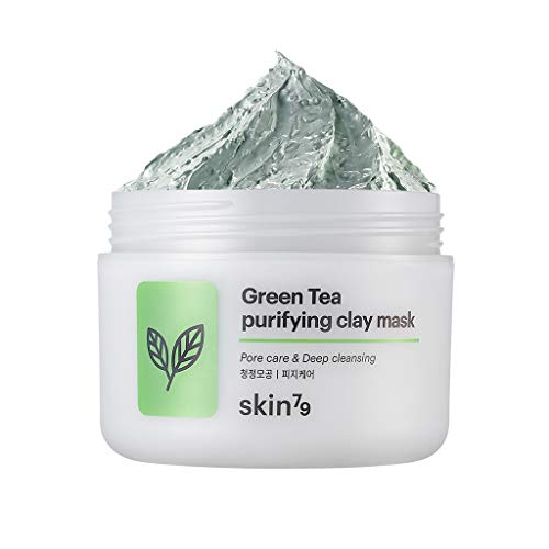 Skin79 - Green Tea Clay Mask, Mascarilla Limpiadora, 95ml