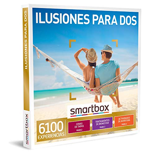 SMARTBOX - Caja Regalo - Ilusiones para Dos - Idea de Regalo - 1 Experiencia de gastronomía, Bienestar o Aventura para 2 Personas