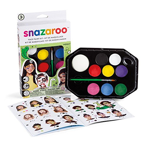 Snazaroo cara. expertos Party Set, schminkp alette con 2 pinceles