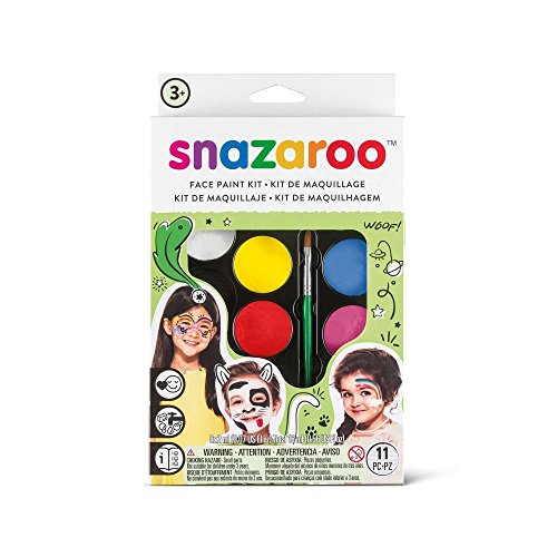 Snazaroo cara. expertos Party Set, schminkp alette con 2 pinceles