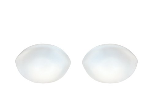 SODACODA - 150g / par - Insertos de Silicona de Forma Ovalada - Reforzador de Senos para Sujetadores, Trajes de baño, Bikini - para Copas A, B, C y D - Transparente