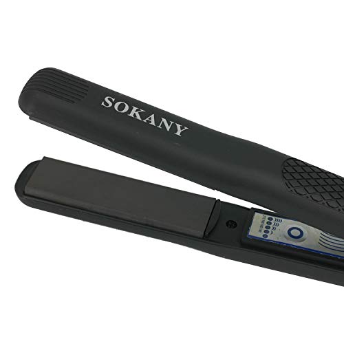 SOKANY SA-858 - Plancha de pelo bajo consumo, regulador de temperatura (65W-220V)