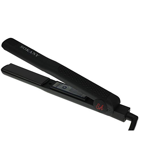 SOKANY SA-858 - Plancha de pelo bajo consumo, regulador de temperatura (65W-220V)