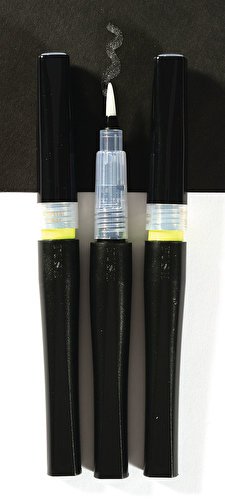 Spectrum Noir SPECN-SPA-CLE3 Sparkle Fine Glitter Purpurina Brush Set de Plumas-Superposición Transparente-Paquete de 3, Multicolor, 25x7.3x1.5 cm