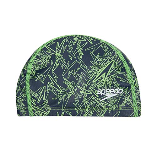 Speedo Boom Ultra Pace Cap AU Gorros de natación, Adultos Unisex, Grey/Bright Zest, Talla única