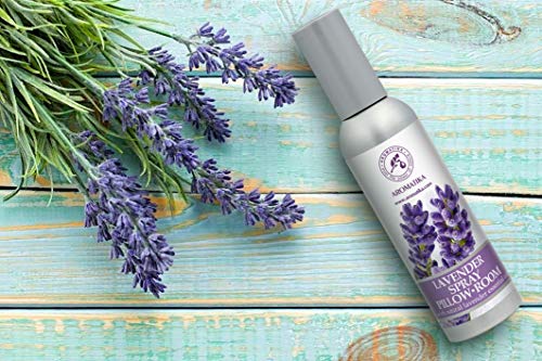 Spray de Aromaterapia de Lavanda 75ml - 100% Pura Aceite Esencial de Lavanda - Ideal para Yoga - Spray para Almohada - Relajación - Sueño y Spray para Habitación