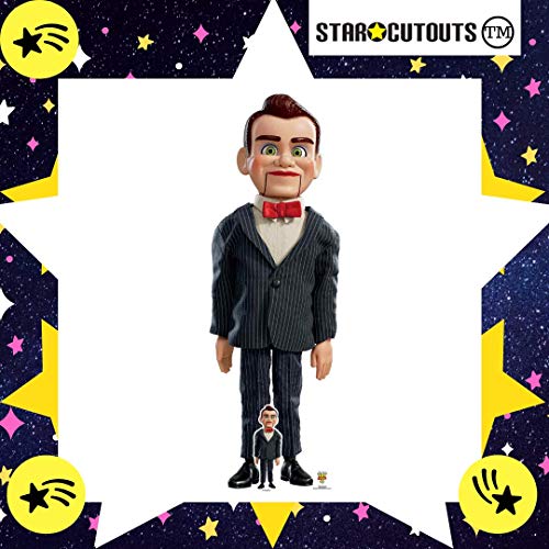 Star Cutouts SC1363 - Muñeca ventrilóquica de tamaño real (183 cm de altura, incluye escritorio de cartón Standee Toy Story 4 Party and Collectors Item, multicolor)
