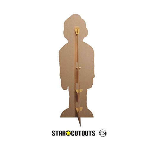 Star Cutouts SC1363 - Muñeca ventrilóquica de tamaño real (183 cm de altura, incluye escritorio de cartón Standee Toy Story 4 Party and Collectors Item, multicolor)