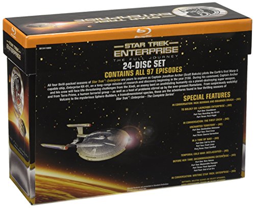 Star Trek: Enterprise - Blu-Ray Box Set (24 Blu-Ray) [Edizione: Regno Unito] [Reino Unido] [Blu-ray]