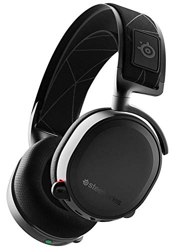 Steelseries Arctis 7 Auriculares De Juego, Inalámbricos Sin Pérdidas, Dts Headphone: X V2.0 Surround Para Pc Y PlayStation 4, Negro