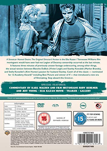 Streetcar Named Desire A [Edizione: Regno Unito] [Italia] [DVD]