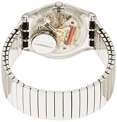 Swatch Reloj Digital de Cuarzo para Mujer con Correa de Acero Inoxidable – GM416A