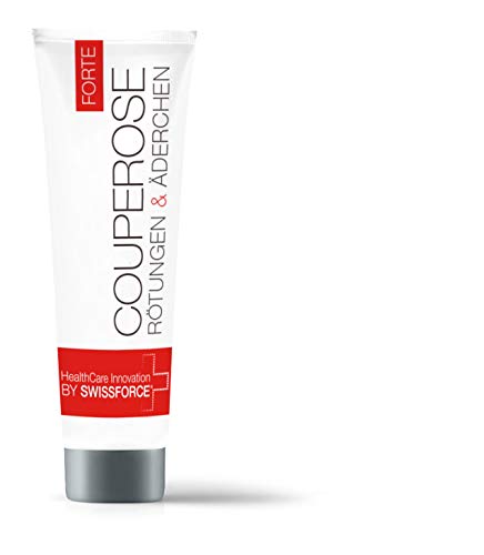 Swissforce Couperose Crema Forte 30 ml – Crema antirojeces en rosácea contra venas rojas