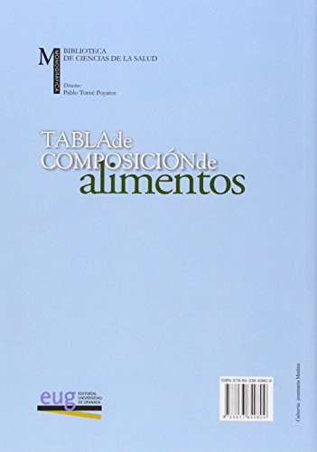 Tabla de composición de alimentos. Quinta Edición (Monográfica / Biblioteca de Ciencias de la Salud)