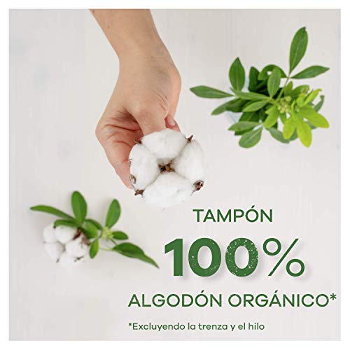 Tampax Cotton Protection Super Con Aplicador 96 x, Tampones De Algodón Orgánico De Tampax