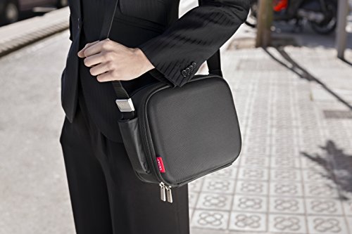 TATAY Urban Food Shell - Bolsa térmica Porta Alimentos con 2 tapers herméticos incluidos, 5,6 litros de capacidad, Poliéster, Negro, 28 x 13.5 x 23.5