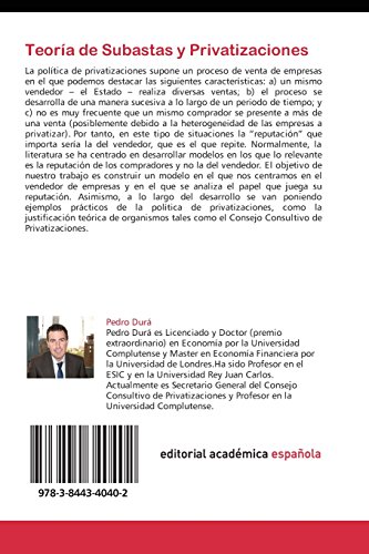 Teoría de Subastas y Privatizaciones: Un Modelo de Reputación del Vendedor