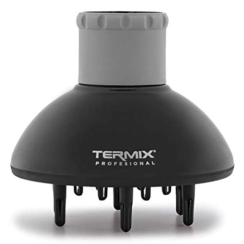Termix profesional Difusor de secador  con Púas color Negro. Difusor universal regulable de Termix - 100% adaptable que permite elegir la apertura del perforado