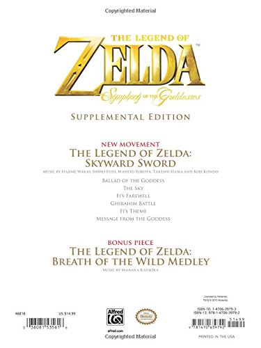 The Legend of Zelda Symphony of the Goddesses (Supplemental Edition): Piano Solos