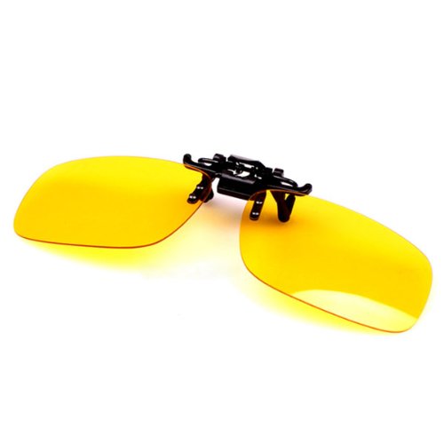 THG Ni?os Ni?as unisex amarillas polarizados UV400 gafas de sol Clip On Glasses Para Conducci¨®n Pesca Esqu¨ª Ruta deporte al aire libre