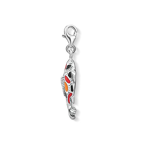 Thomas Sabo Colgante Charm Koi de Mujer, Plata de Ley 925