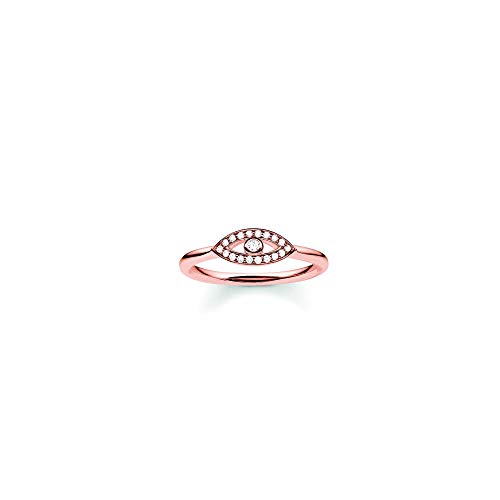 Thomas Sabo TR2075-416-14-54 Anillo de Mujer con Plata Esterlina 925/1000 - Tamaño 14