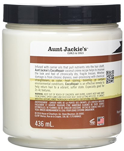 Tía Jackies Coco Coco crema reparación espumas, 436 ml