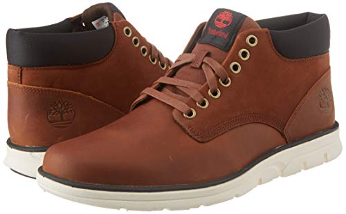 Timberland Bradstreet Leather Sensorflex, Botas Chukka para Hombre, Marrón MD Brown Full Grain, 43.5 EU