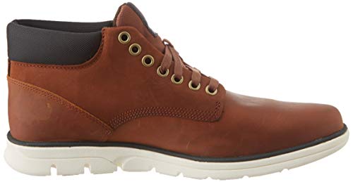 Timberland Bradstreet Leather Sensorflex, Botas Chukka para Hombre, Marrón MD Brown Full Grain, 43.5 EU