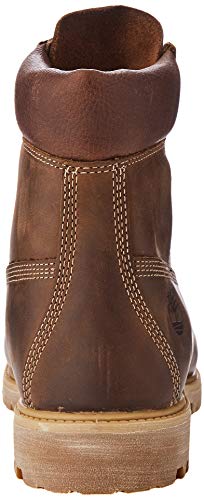 Timberland Heritage 6 Inch Premium Waterproof, Botas para Hombress, Marrón (Md Brown Full Grain), 43 EU