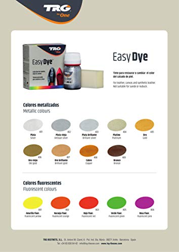 Tinte para calzado y complementos de piel TRG Easy dye # 407 Oro brillante 25ml