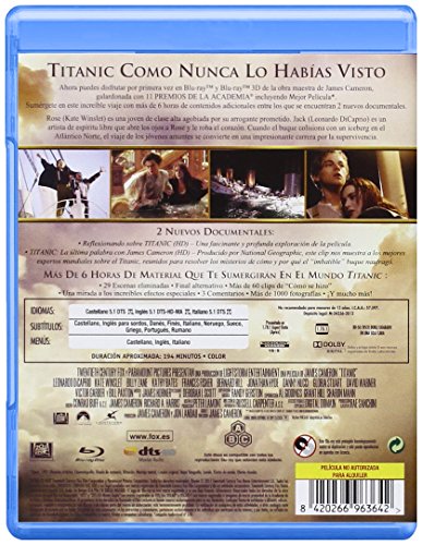 Titanic (2012) - Blu-Ray 3d [Blu-ray]