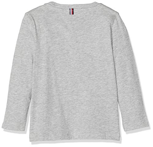 Tommy Hilfiger Boys Basic Cn Knit L/s Camiseta, Gris (Grey Heather 004), 164 (Talla del fabricante: 14) para Niños