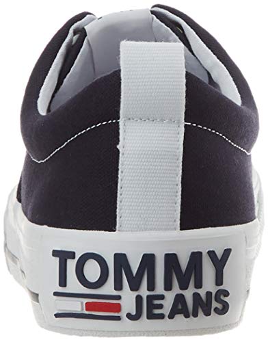 Tommy Hilfiger Classic Low Tommy Jeans Sneaker, Zapatillas para Hombre, Azul (Twilight Navy C87), 40 EU