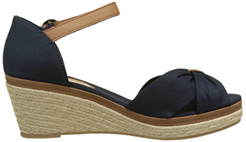 Tommy Hilfiger E1285lba 40d, Sandalias Punta Cerrada para Mujer, Azul (Midnight 403), 41 EU