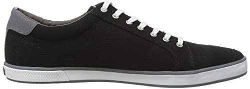 Tommy Hilfiger H2285arlow 1d, Zapatilla de Deporte Baja del Cuello para Hombre, Negro (Nero), 44 EU