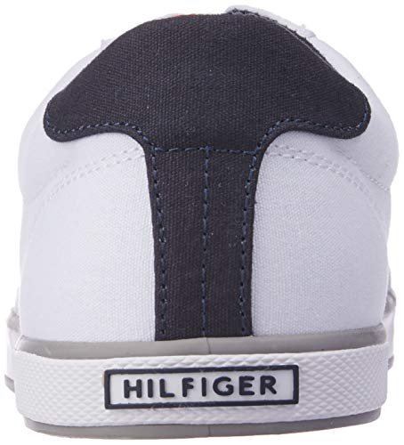 Tommy Hilfiger H2285ARLOW 1D, Zapatillas para Hombre, Blanco Bianco, 42 EU