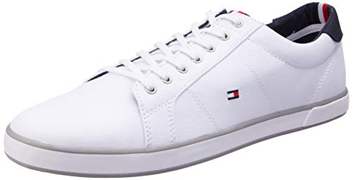 Tommy Hilfiger H2285ARLOW 1D, Zapatillas para Hombre, Blanco Bianco, 42 EU