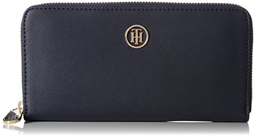 Tommy Hilfiger Honey Large Za Wallet, Cartera para Mujer, Azul (Tommy Navy), 2x10x19 cm (W x H x L)