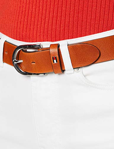 Tommy Hilfiger New Danny Belt Cinturón, Cognac, 95 para Mujer