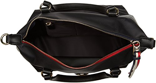 Tommy Hilfiger Poppy Small Tote, Bolso totes para Mujer, Negro (Black), 23x15x22 cm (W x H x L)